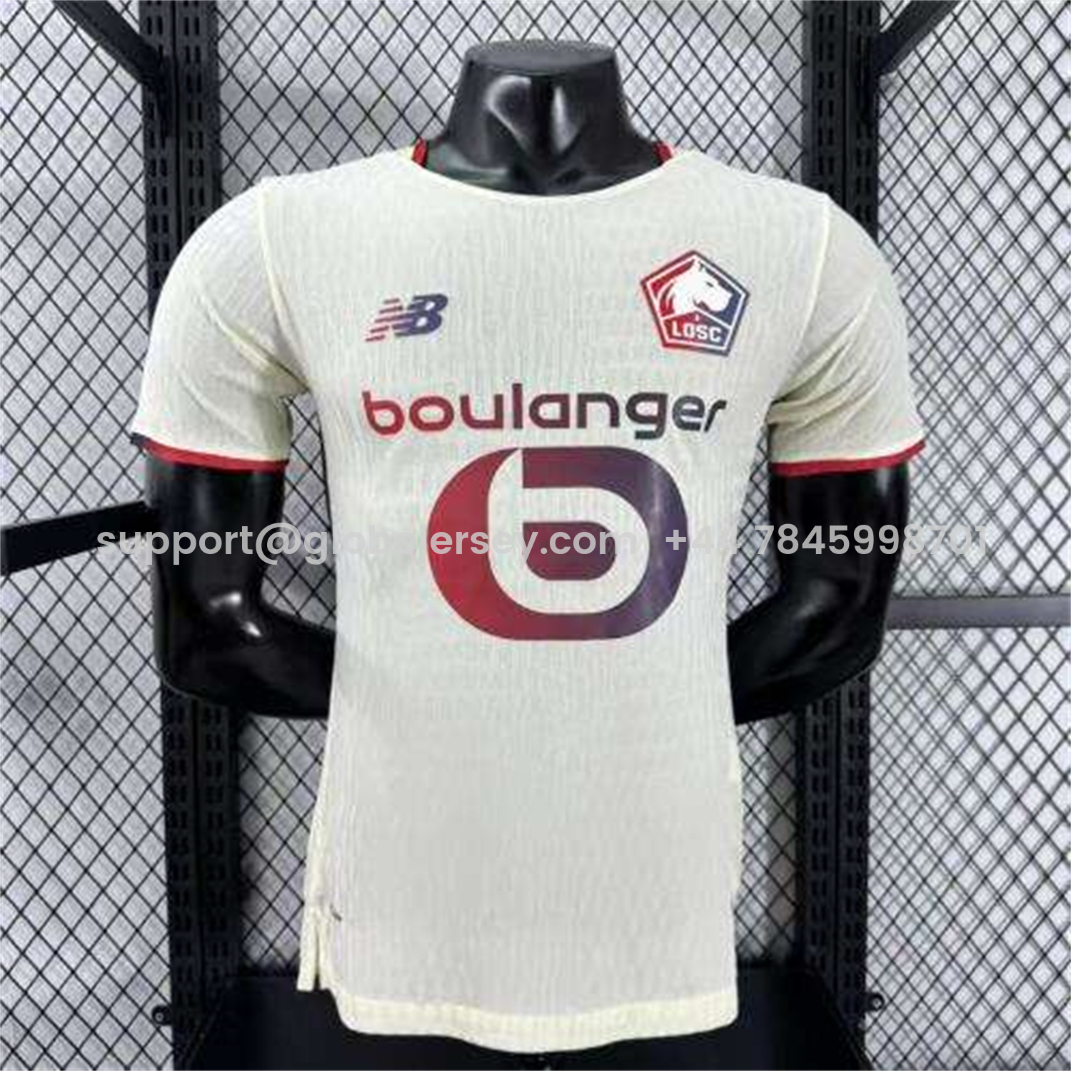 Lille 25-26 Away White Jersey - Player Version