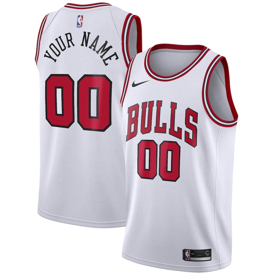 Custom Chicago Bulls  Jersey