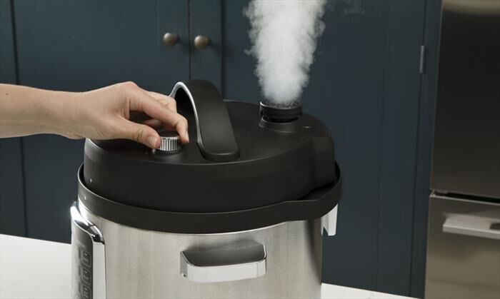 Crock Pot - TURBO EXPRESS COOKER 5.6 LT-Argento