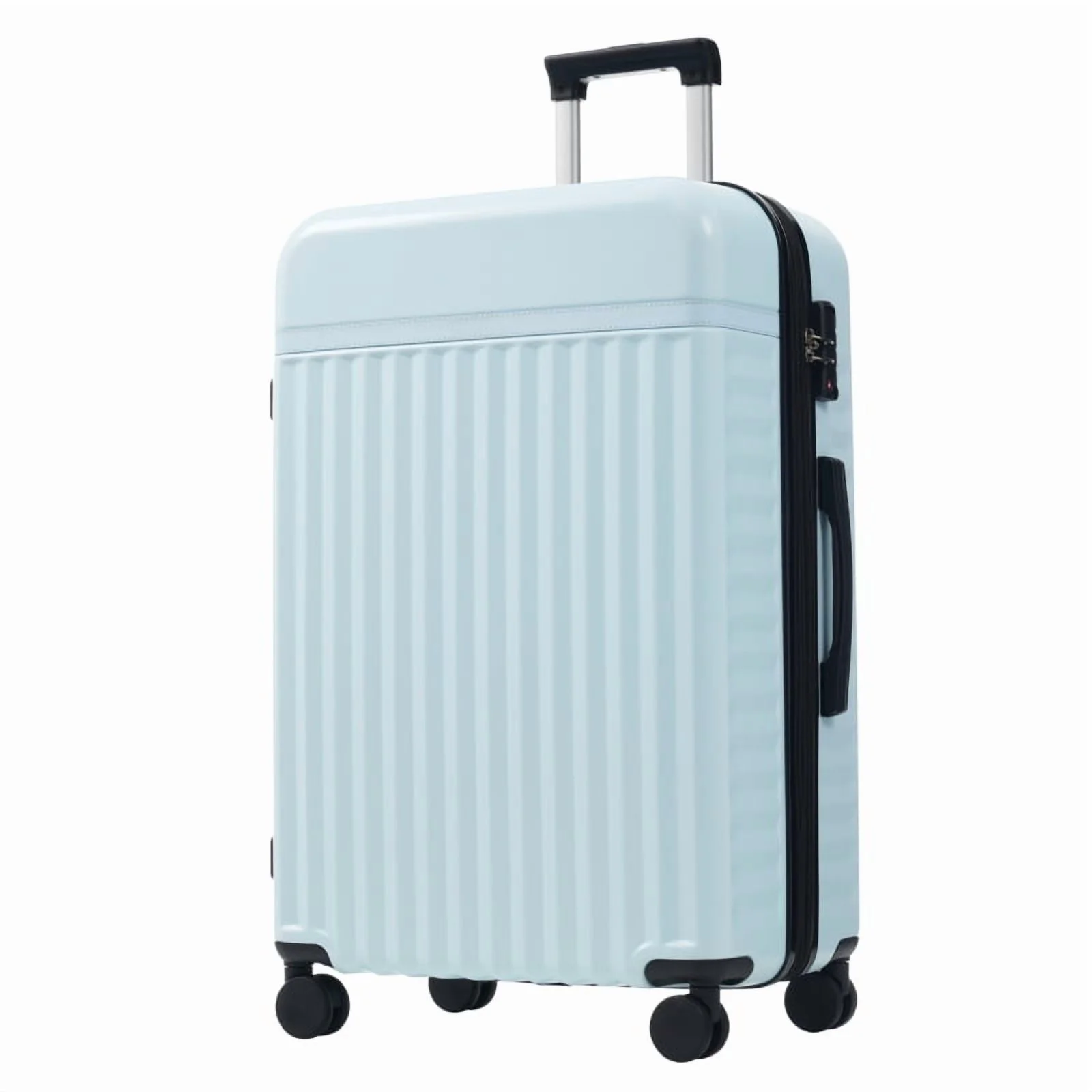 Front Opening Luggage Set 3 Piece, Hardside Carry on Suitcase with USB Port, Expandable Luggage with Handle Bag Spinner Wheels TSA Lock