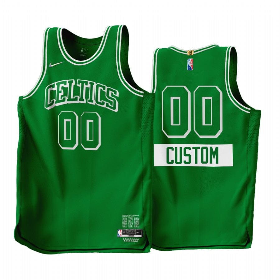 Custom Boston Celtics 2021-22 City Edition Jersey