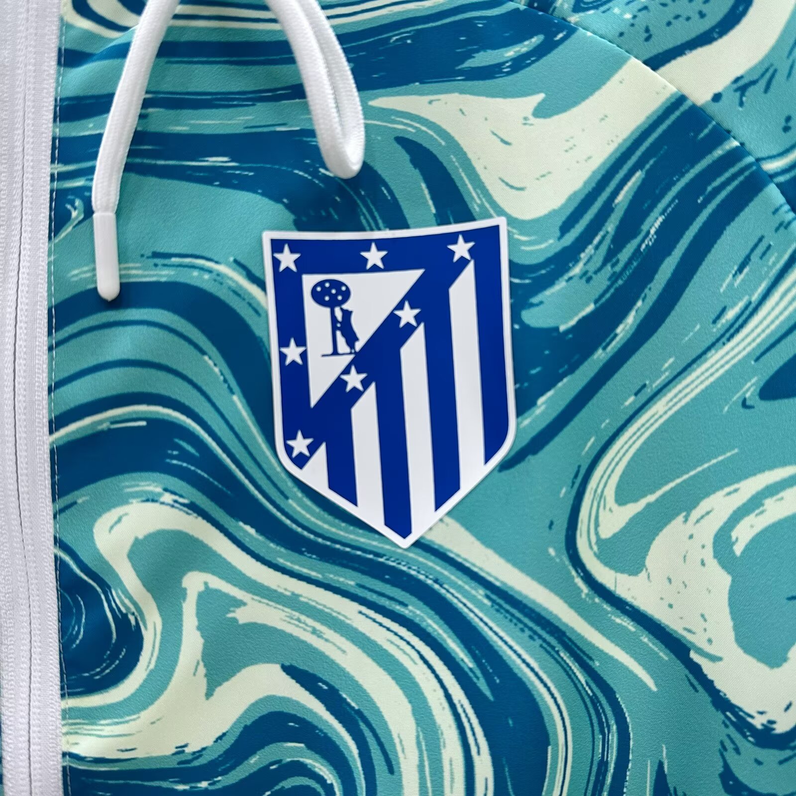 2025/26 Atlético Madrid Hooded Waterproof Windbreaker