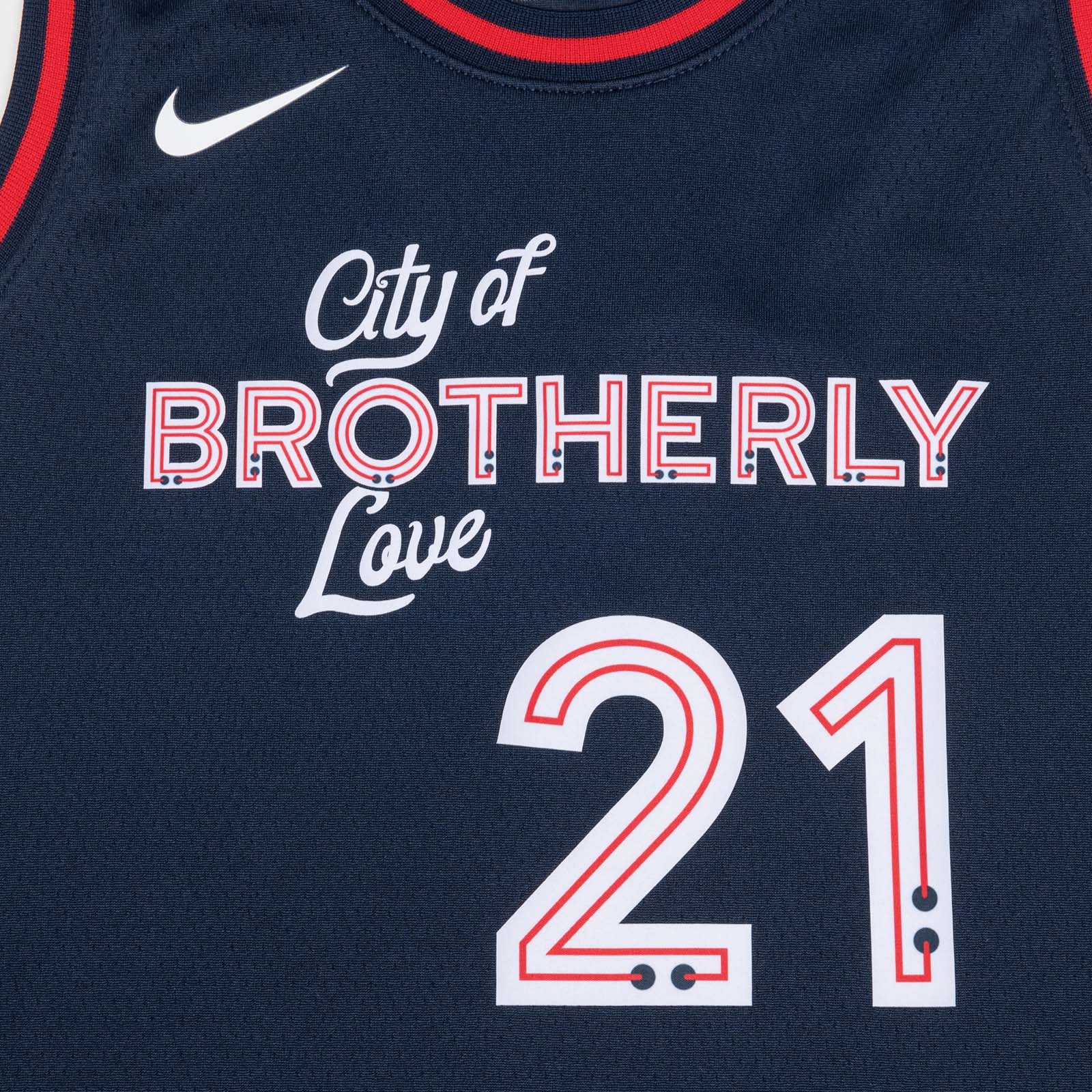 Joel Embiid Philadelphia 76ers 2024 City Edition Swingman Jersey - Black