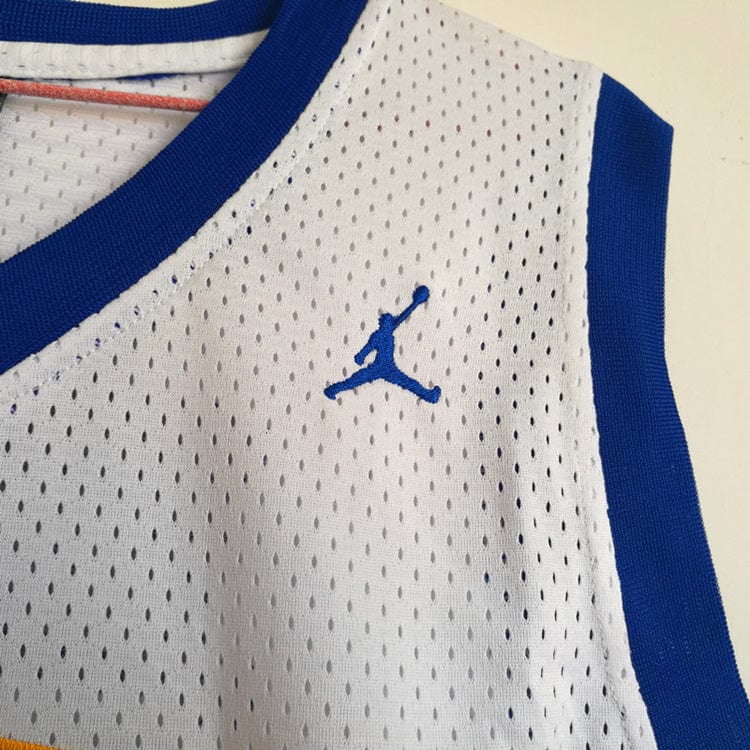 Jordan Laney High School No. 23 White Premium Mesh Jersey