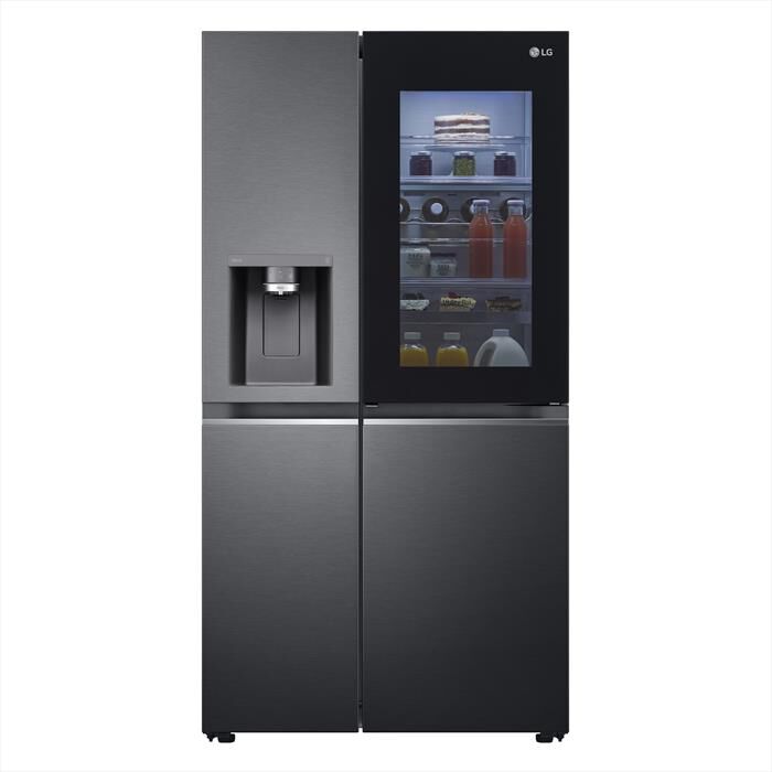 LG - Frigorifero side by side GSXV91MCAE Classe E-Black