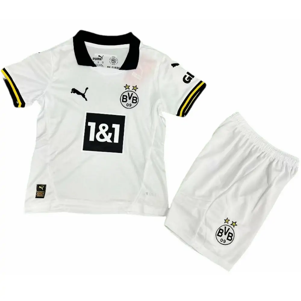 2024-25 New Season Dortmund Second Away Kids Jersey - Fan Edition