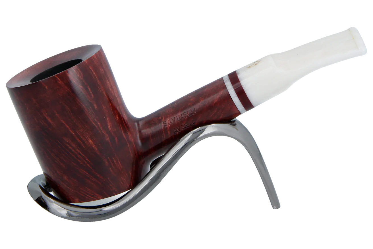 Savinelli Avorio Smooth Burgundy 311 - 6mm Briar Pipe