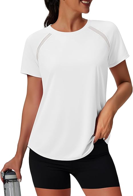 Womens Workout Tops Short
