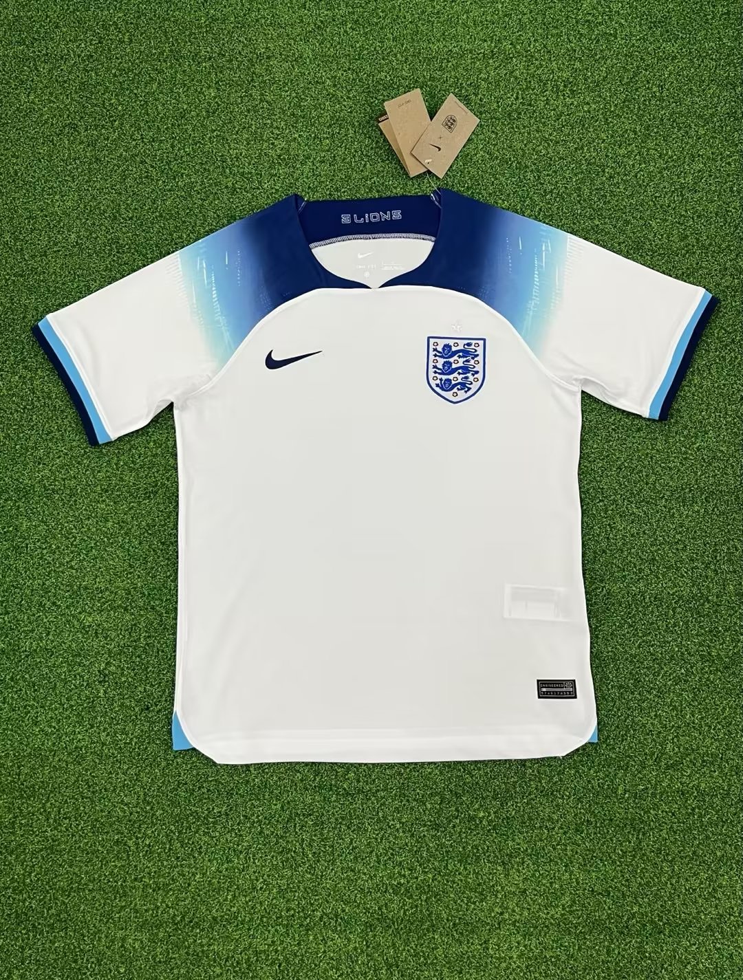 2425 England Home  jersey...Player embroidery version
