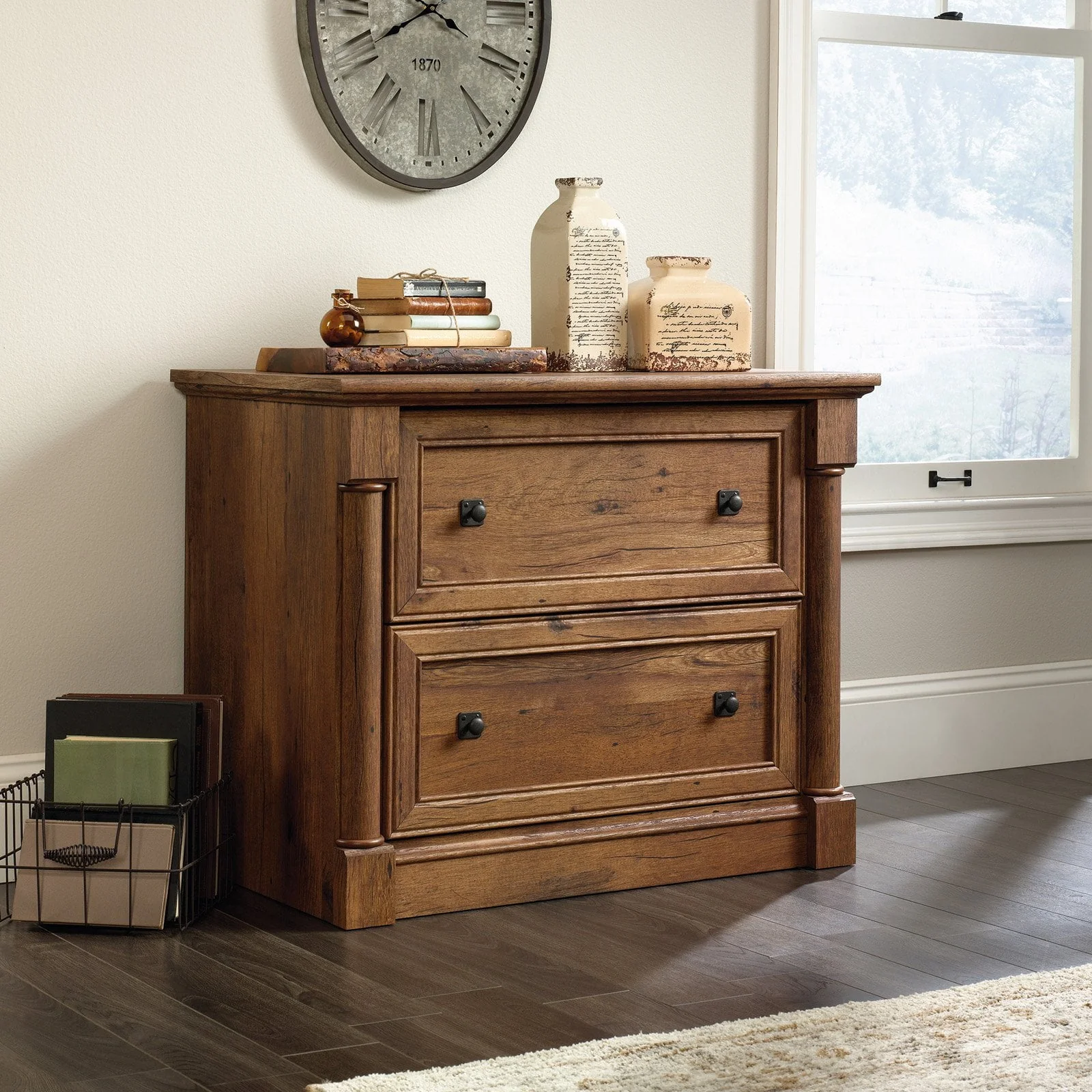Sauder 420607 Palladia  Lateral File, Vintage Oak? Finish