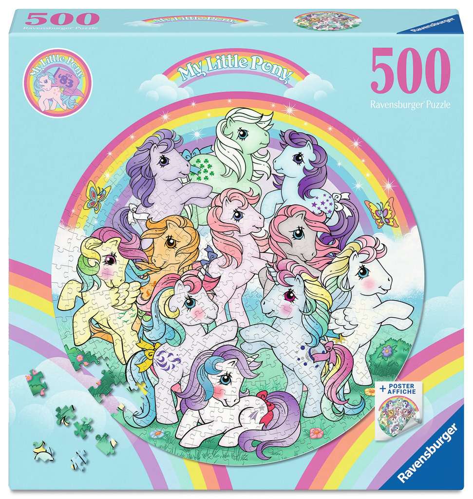 My Little Pony - 500 Piece Circular Jigsaw Puzzle (Ravensburger)