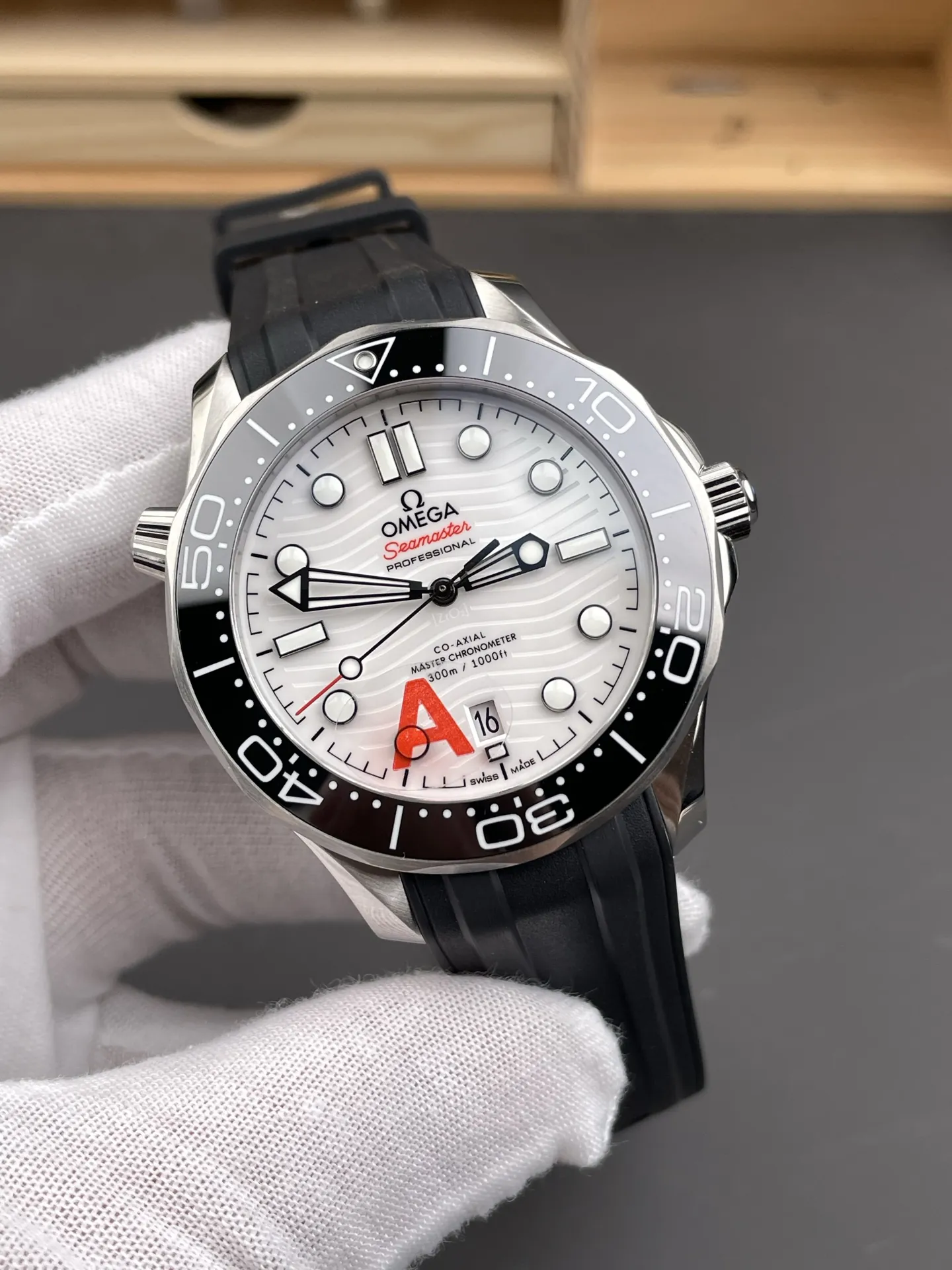 Omega Seamaster 300 White Dial 42mm