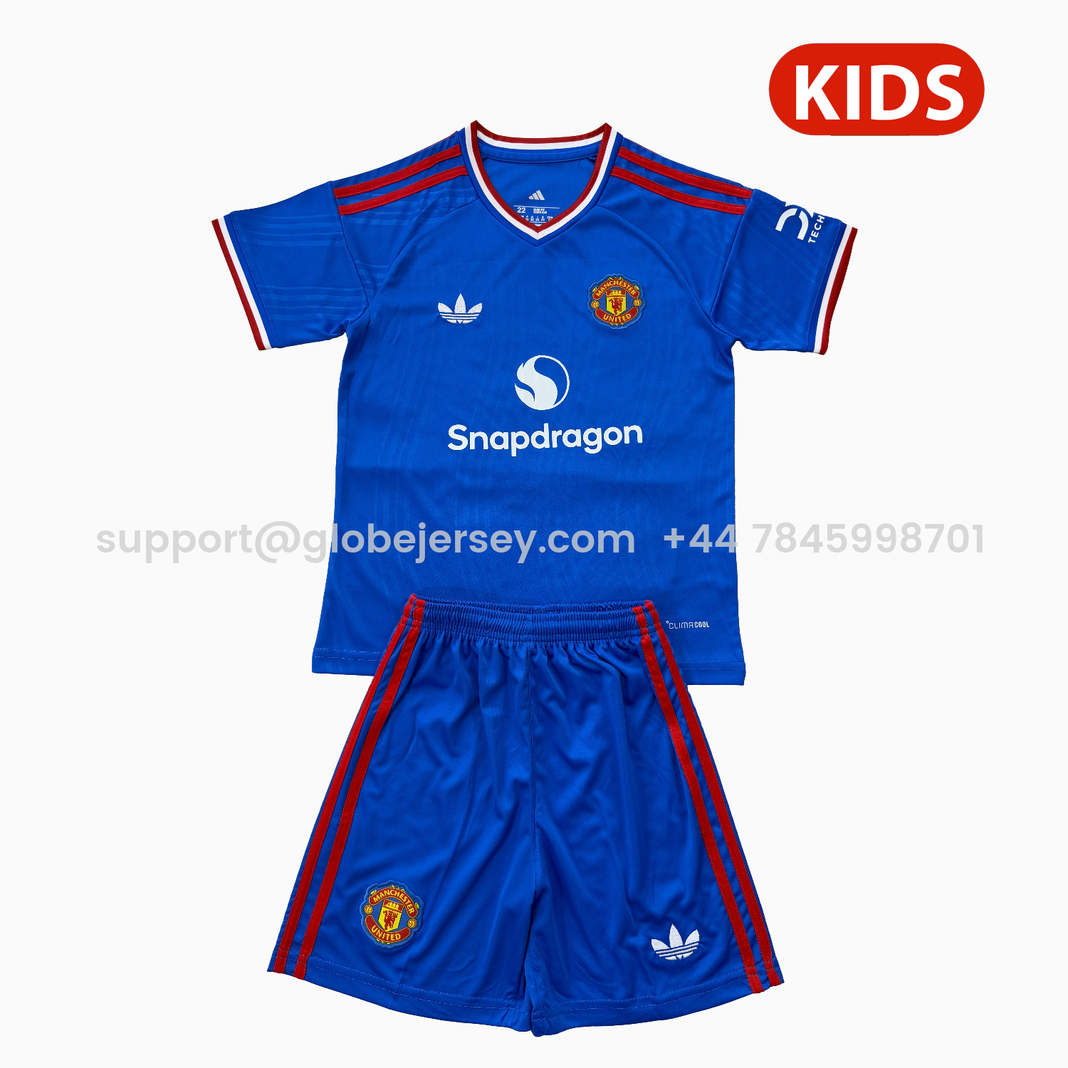 Manchester United 26-27 Snapdragon Blue Special Kids Kit