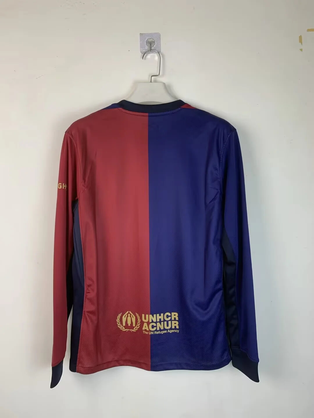 2024/2025 Long Sleeve Barcelona Home Soccer Jersey 1:1 Thai Quality