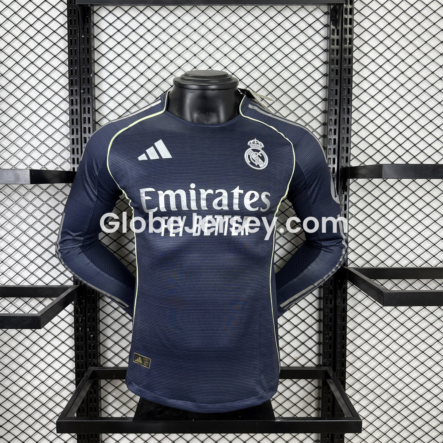 Real Madrid 25-26 Away Long Sleeve Jersey - Player Version