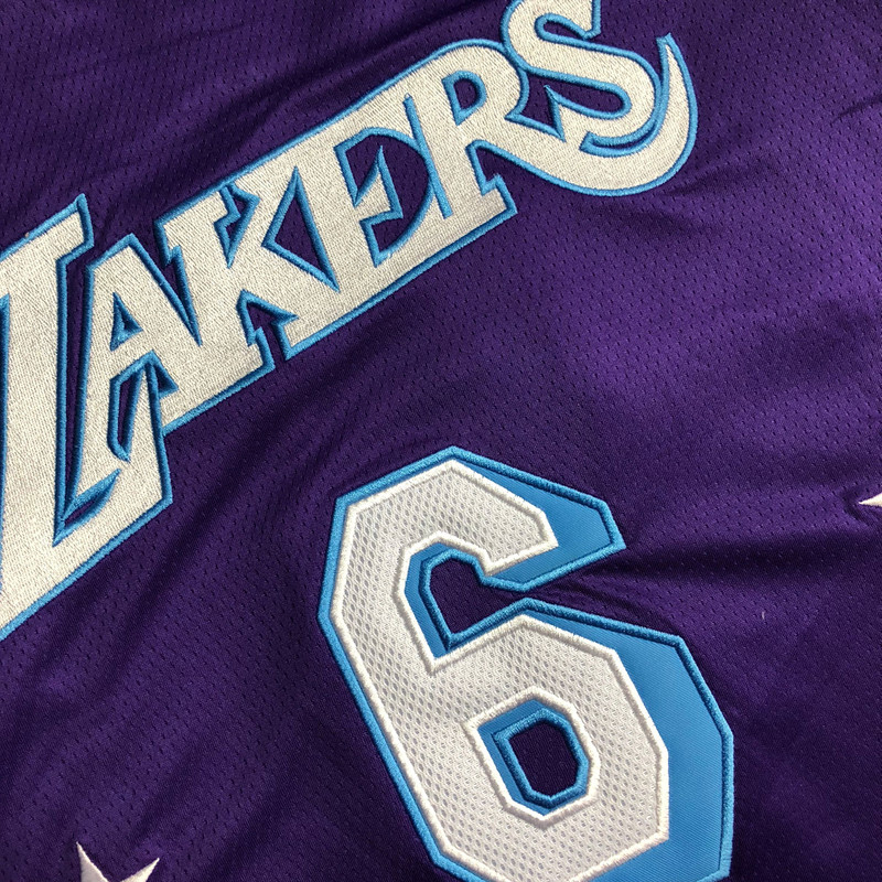 Los Angeles Lakers James Purple 6 MN