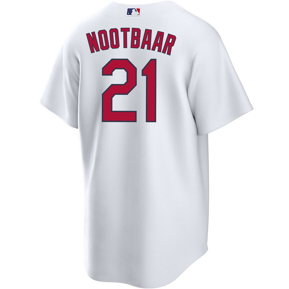 Men's St. Louis Cardinals Lars Nootbaar Cool Base Replica Home Jersey - White