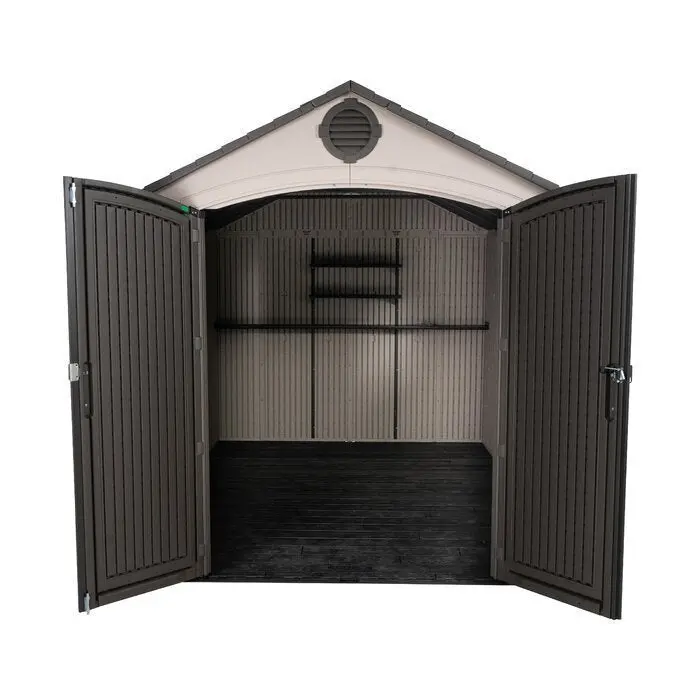 12.5-Foot Deep by 8-Foot Wide Plastic Storage Shed