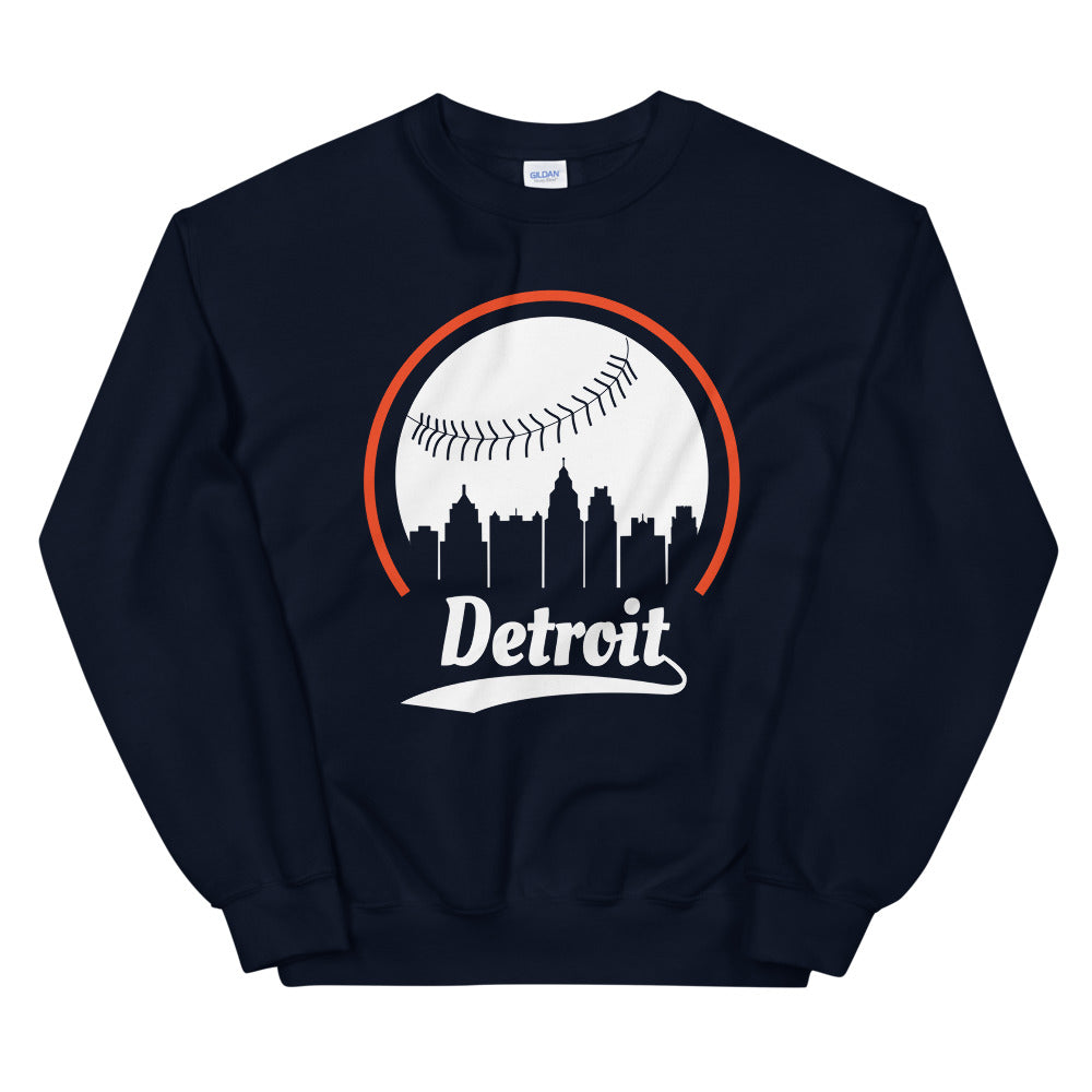 Unisex Detroit Tigers Baseball Crewneck Sweatshirt