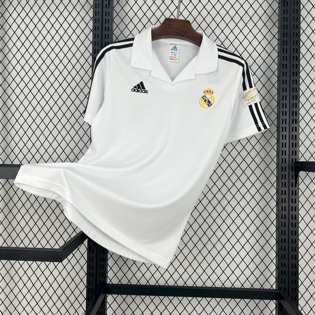 Retro Real Madrid 2001-02 European Home Jersey