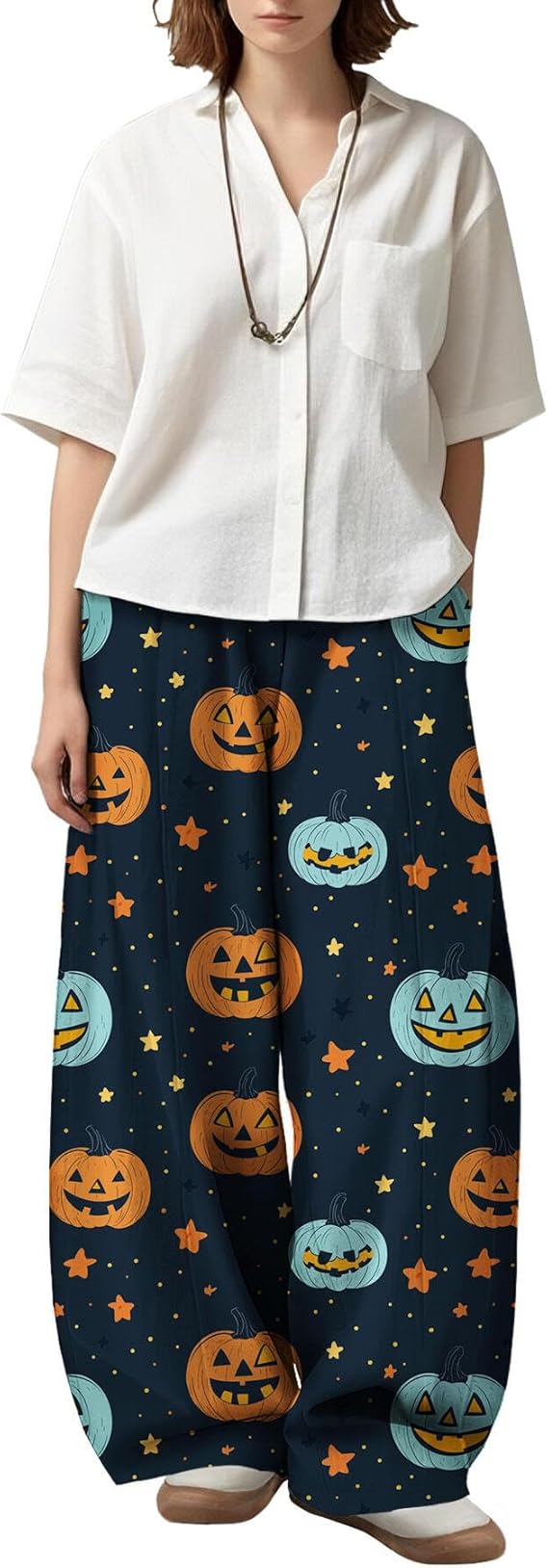 Womens Pattern Print Pants