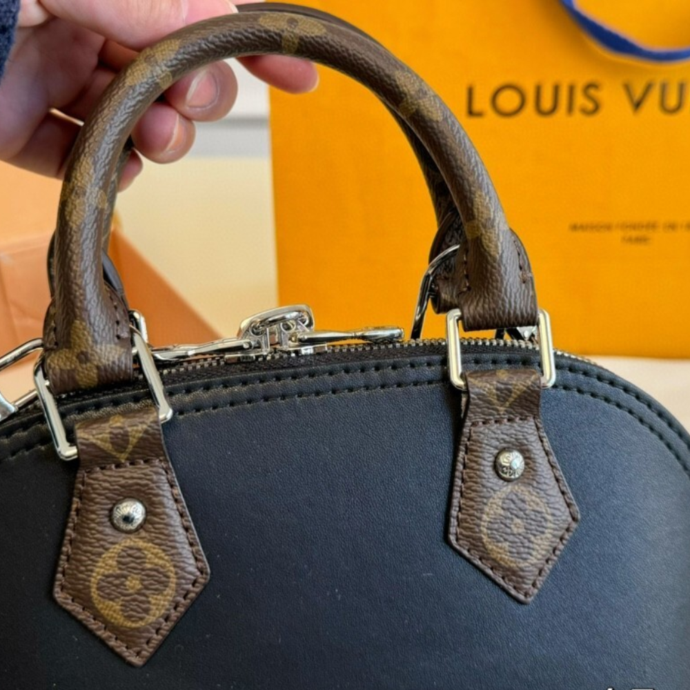 Louis Vuitton Alma BB Monogram Black 9.4 Inches