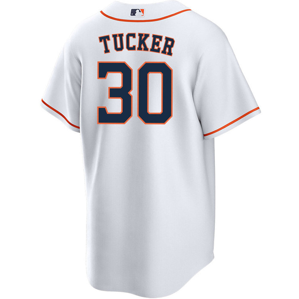 Men's Houston Astros Kyle Tucker Cool Base Replica Home Jersey - White