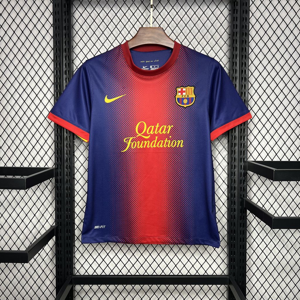 Retro Barcelona 12-13 Home Stadium Jersey