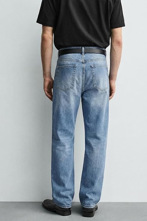 Men's Regular Fit Straight Leg Jeans