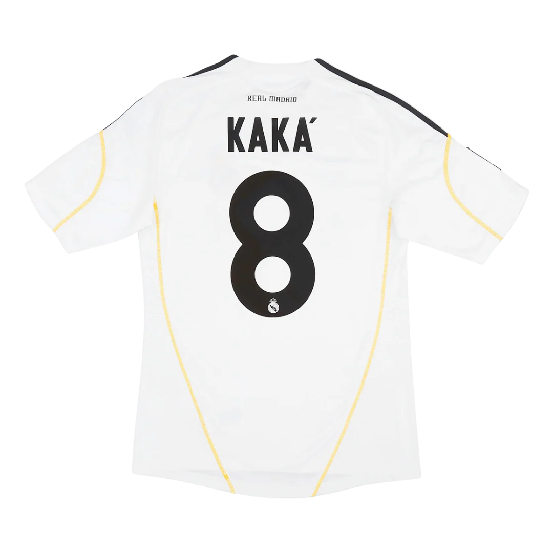 KAKA' #8 Real Madrid 2009/10 Retro Home Soccer Jersey