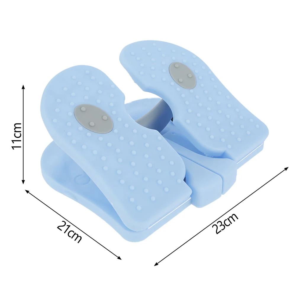 Littleduckling Mini Stepper Under Desk Pedal Exerciser Stair Stepper Folding Foot Peddle Physical Therapy Portable Fitness Stovepipe Relieves Varicose Veins(Sky Blue)