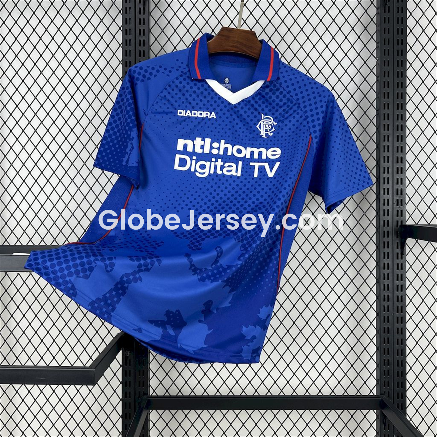 Retro Glasgow Rangers 2002-03 Home Jersey