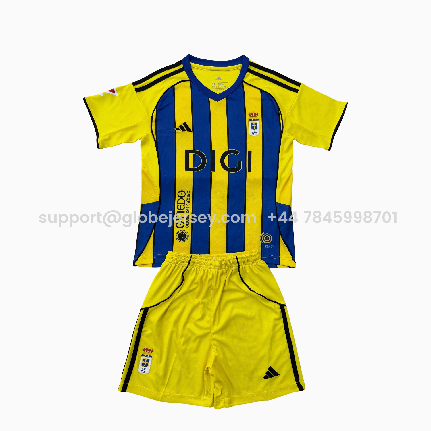 Real Oviedo 25-26 Away Men's Adult Jersey Set - Fans Version