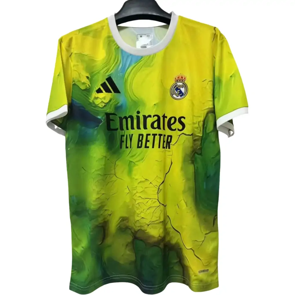 25-26 Real Madrid Special Edition Yellow-Green Jersey - Fan Edition