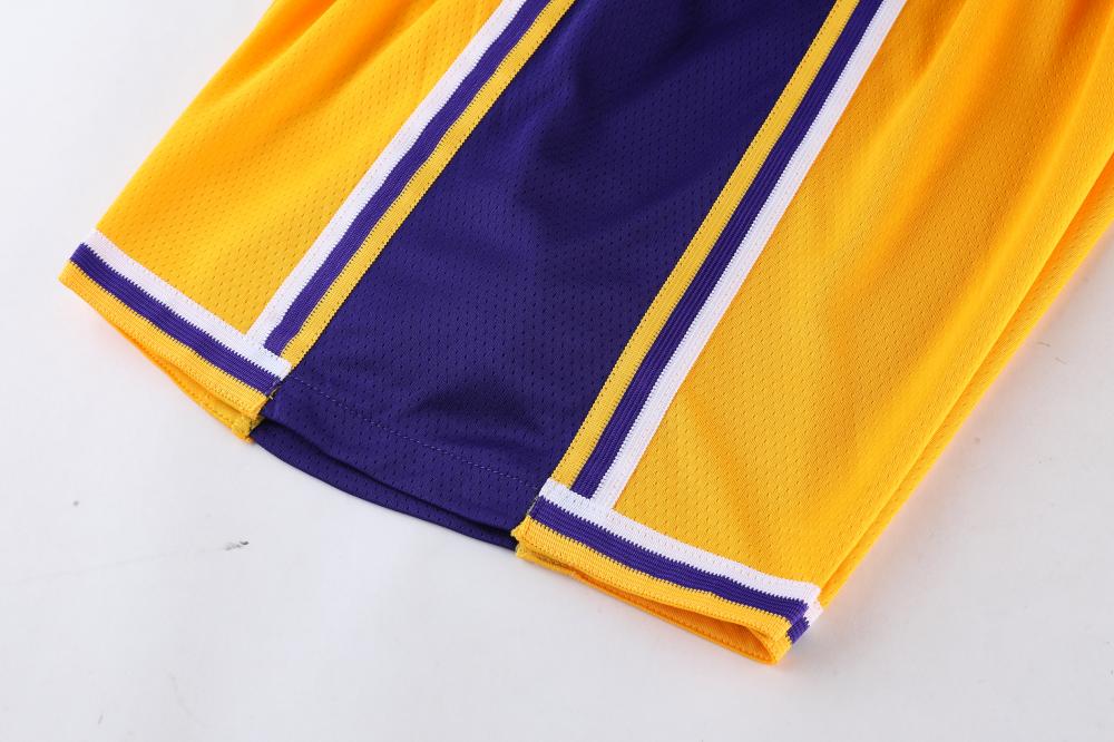 Lakers basketball yellow suit（Customizable name and number）