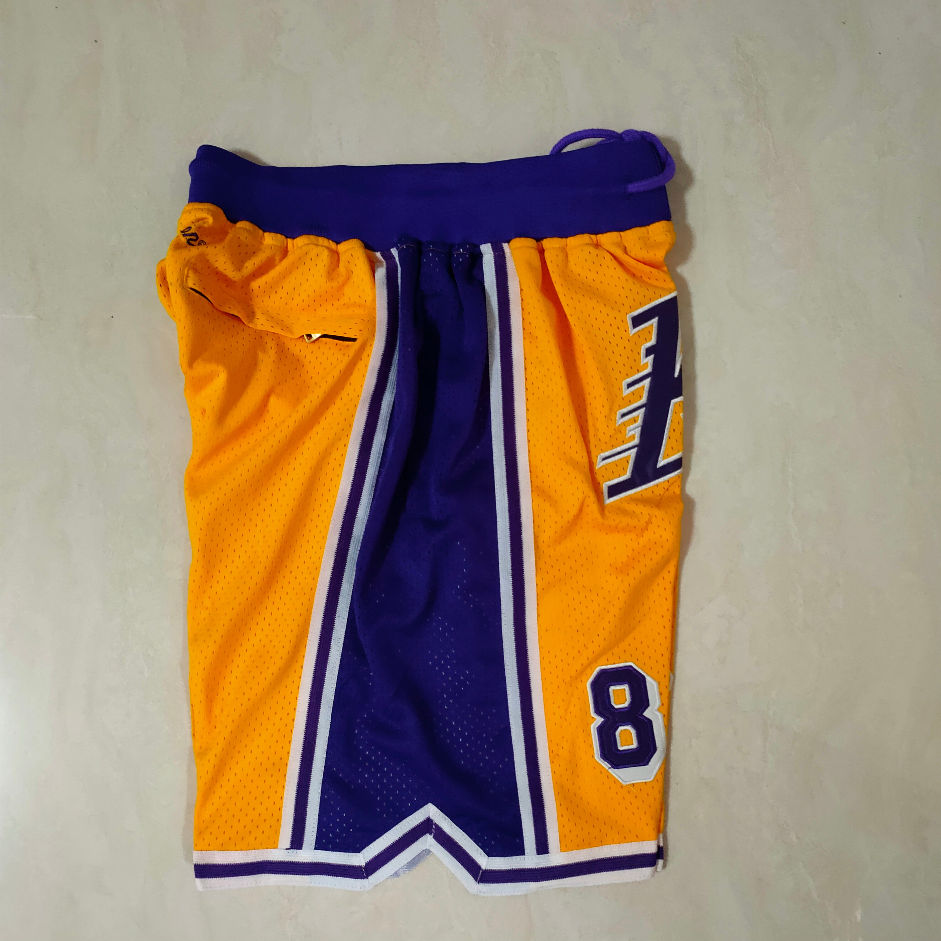 Los Angeles Lakers Kobe Bryant Yellow Pocket