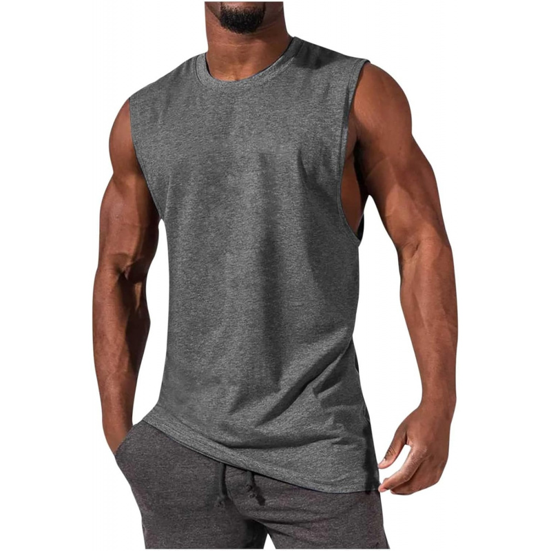 Men's Tank Tops Sleeveless Tee Shirts Casual Summer
