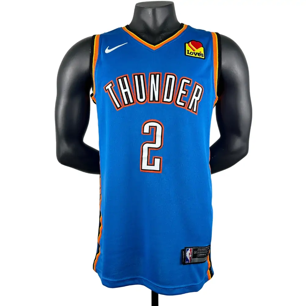 Embroidered Thunder Blue No. 2 Alexander