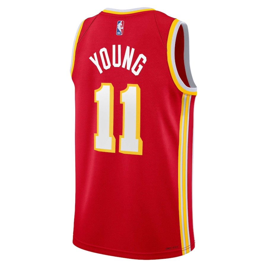 Youth Atlanta Hawks Trae Young Red Swingman Jersey - Icon Edition