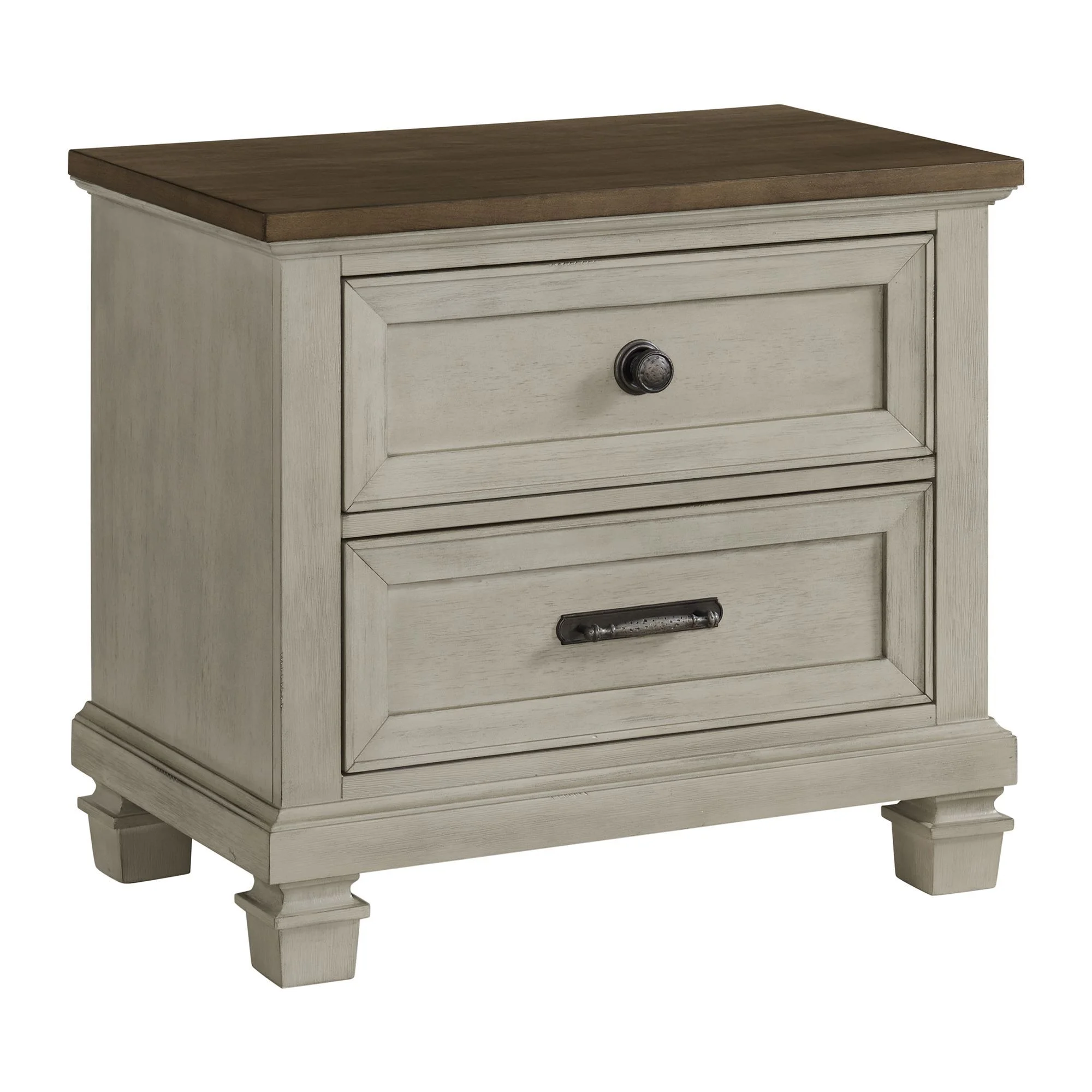 Picket House Furnishings Bloomfield Panel 5PC Bedroom Set - Medium Brown