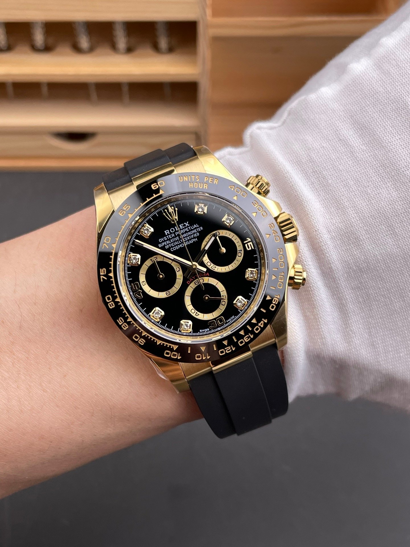 Rolex Daytona Gold Eye Rubber