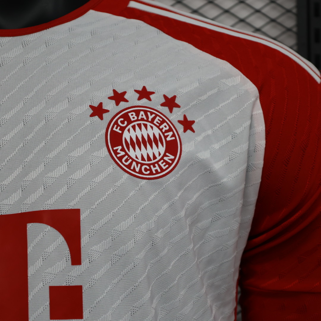 2023/2024 Bayern long-sleeved white player version jersey