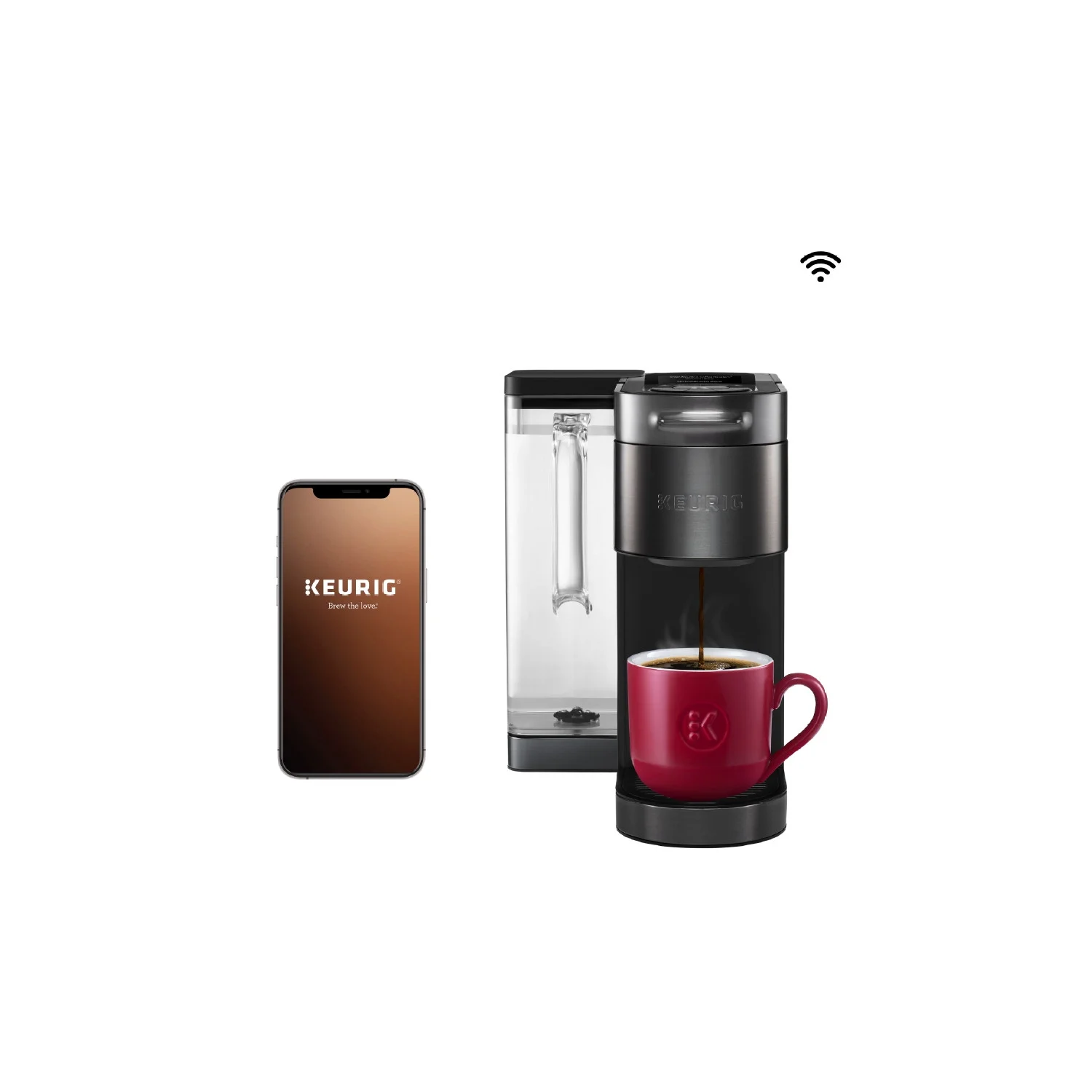 Keurig K-Supreme Plus SMART Single Serve K-Cup Pod Coffee Maker, Black
