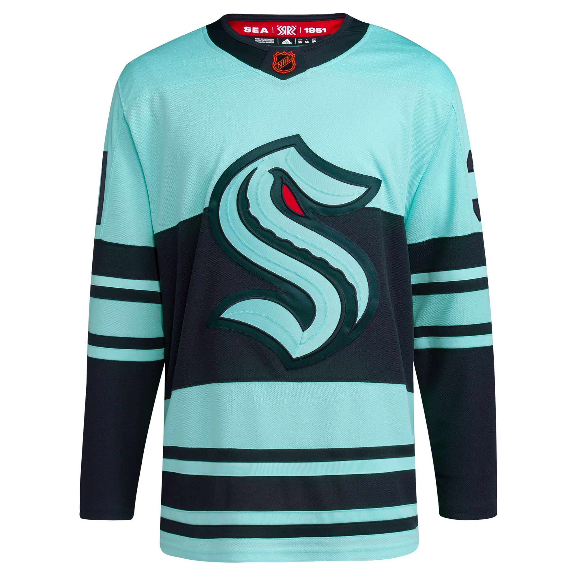 Philipp Grubauer Seattle Kraken  Reverse Retro 2.0    Jersey – Teal