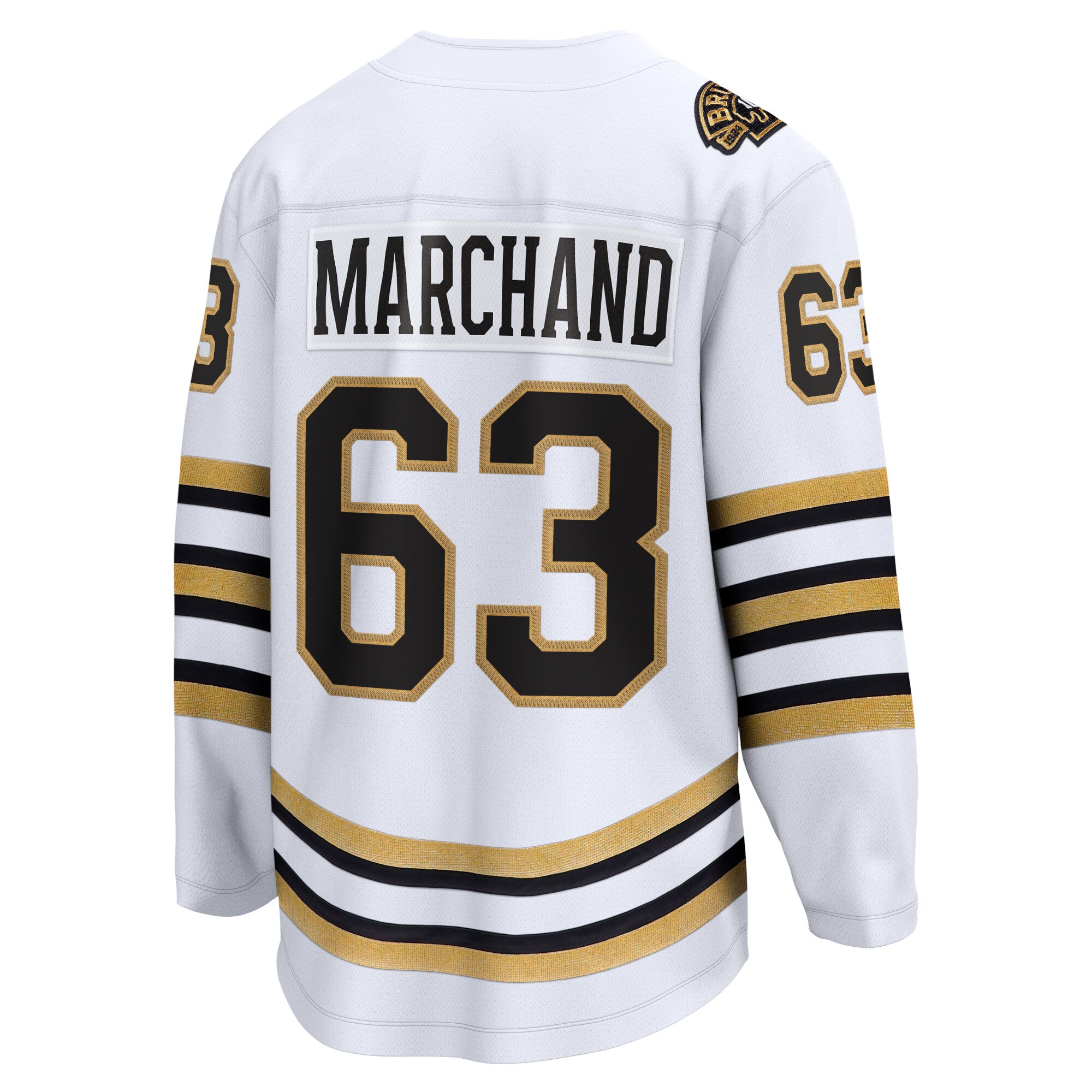 Brad Marchand Boston Bruins Fanatics 100th Anniversary Premier Breakaway  Jersey – White