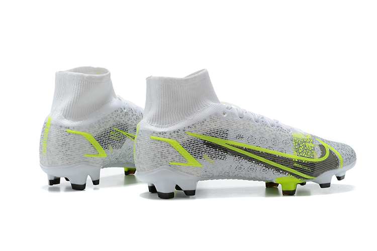 Assassin 14th generation high-top electroplated fully knitted waterproof FG football shoes