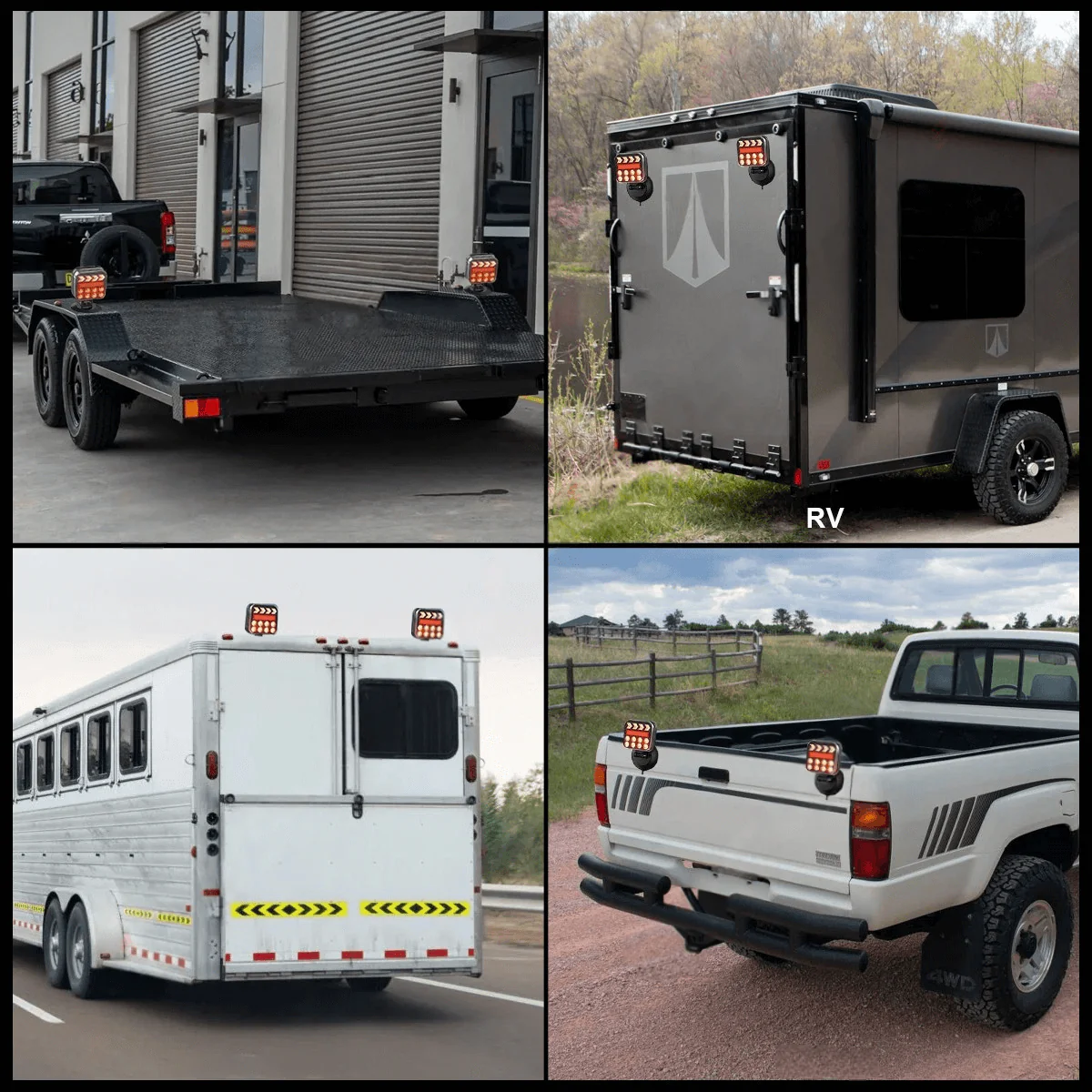 Magnetic Wireless Trailer Lights