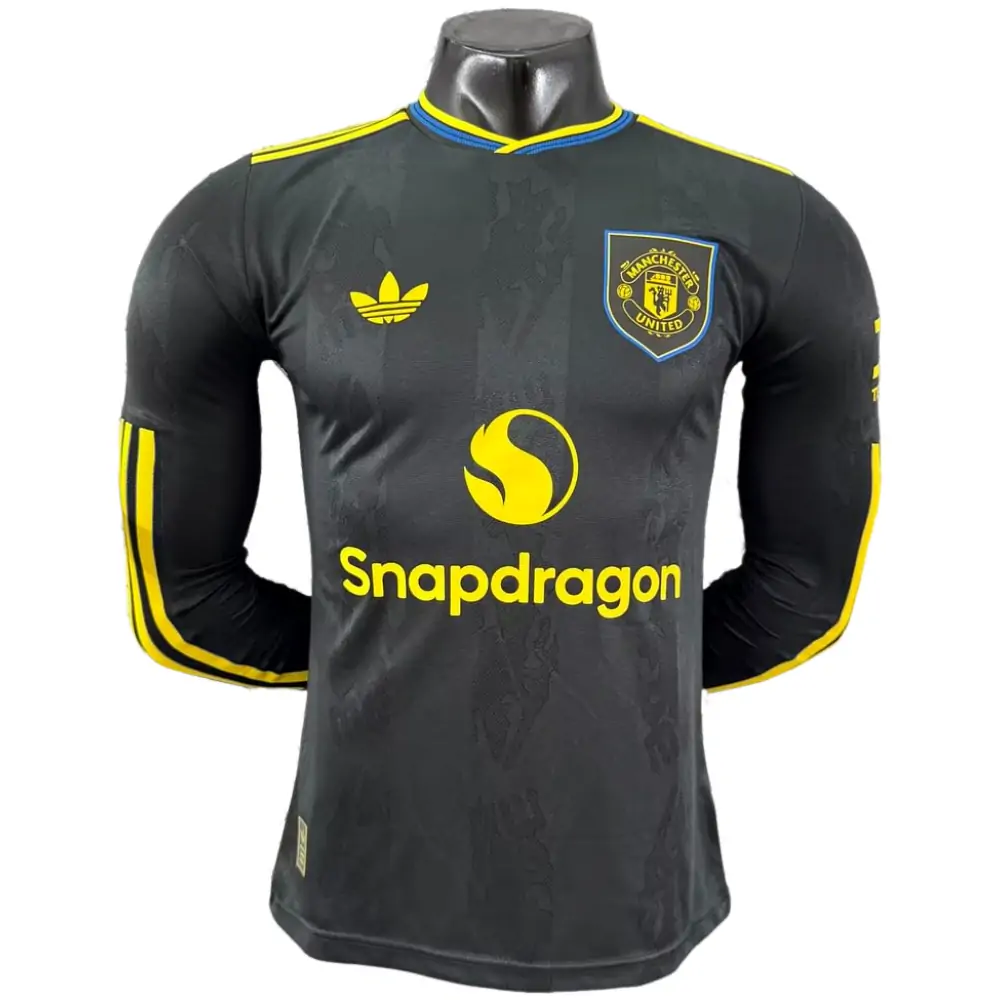 2025-26 Manchester United second away long-sleeved jersey - player version