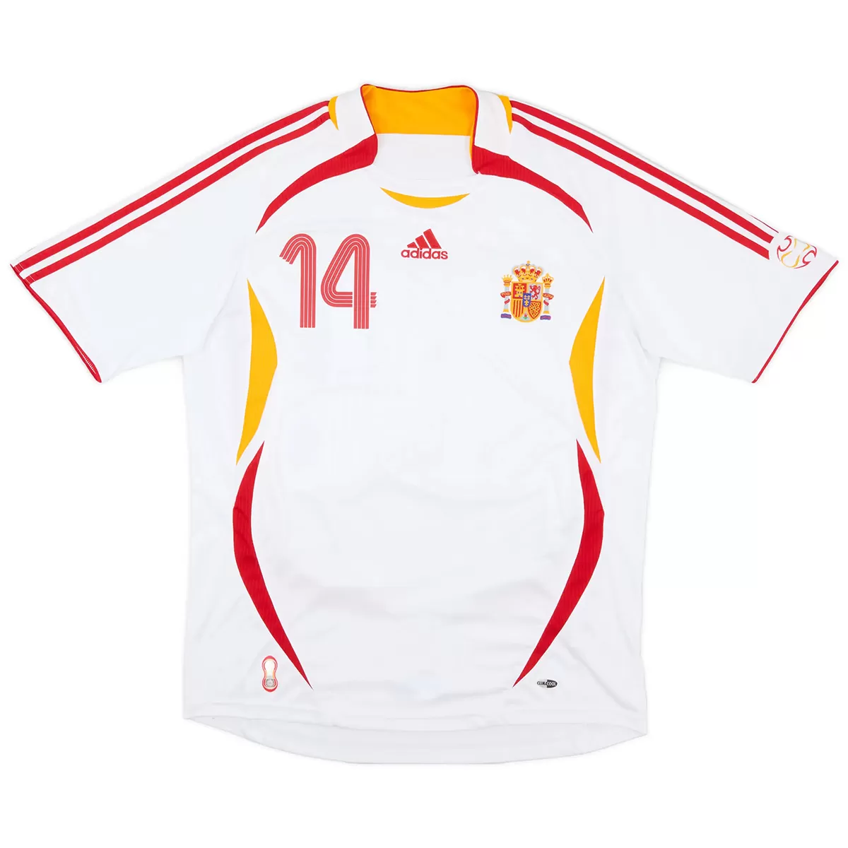 Alonso #14 Spain 2006 Away Retro Football Jersey