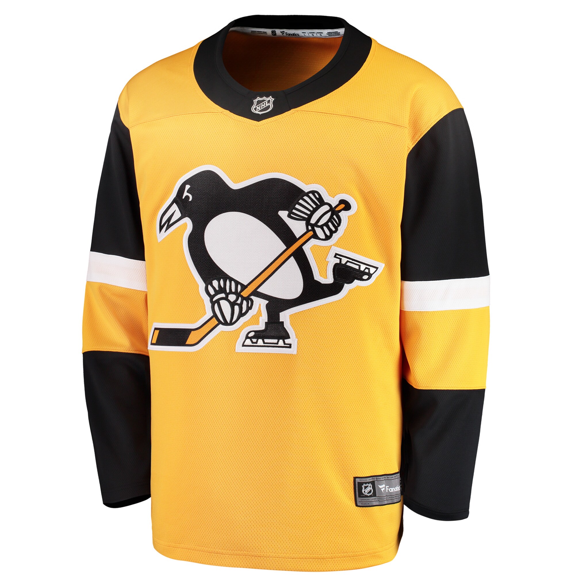 Pittsburgh Penguins Fanatics Alternate Breakaway Jersey – Gold